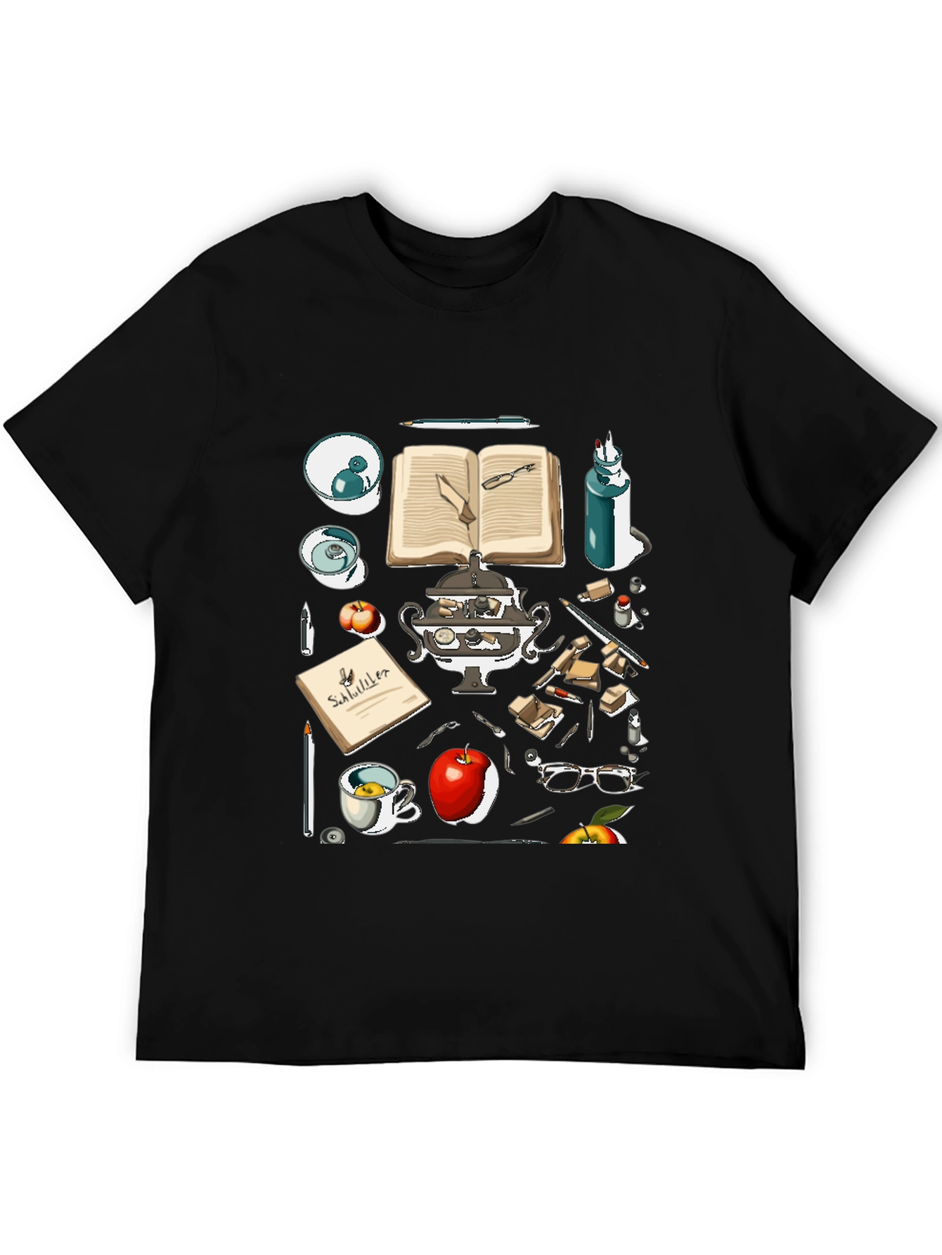 Literary Scholar T-Shirt: Bookish Style for Intellectuals