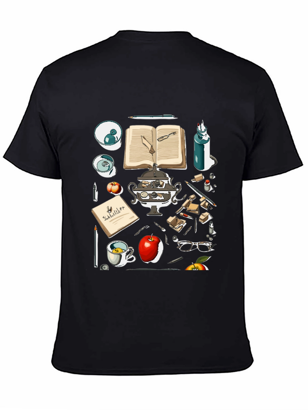 Literary Scholar T-Shirt: Bookish Style for Intellectuals