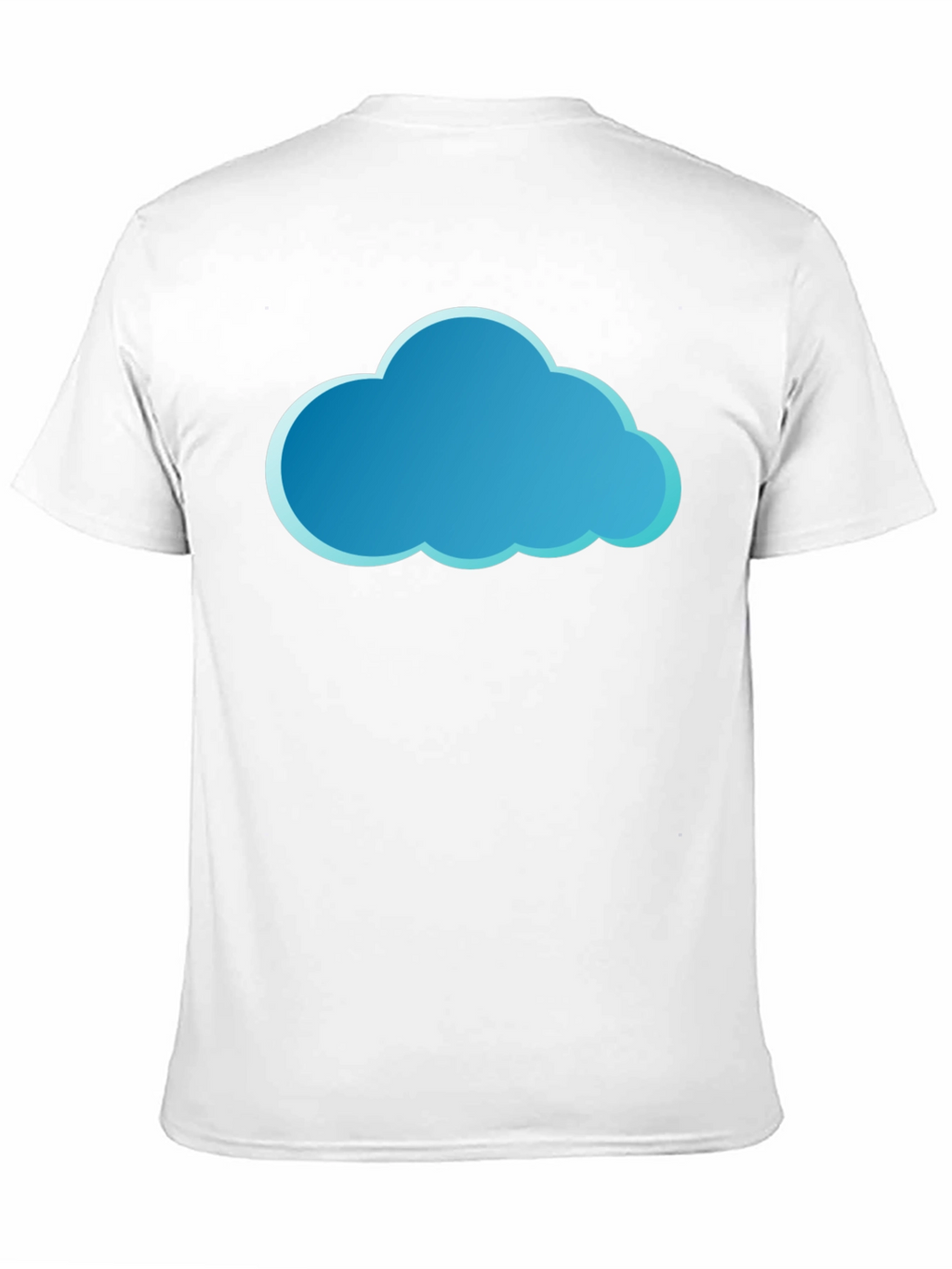 Cloud Graphic Tee - Stylish Black Cotton T-Shirt