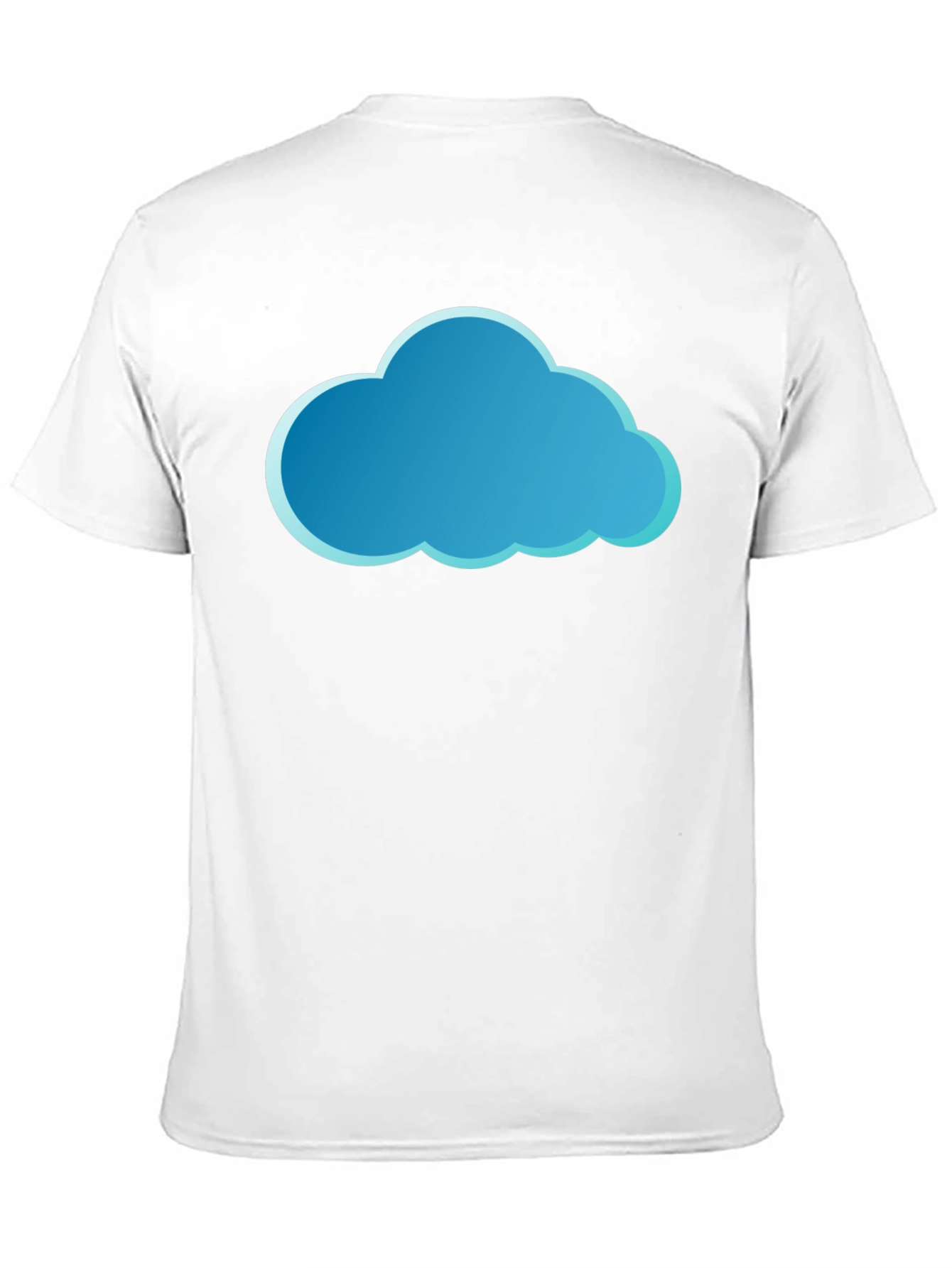 Cloud Graphic Tee - Stylish Black Cotton T-Shirt