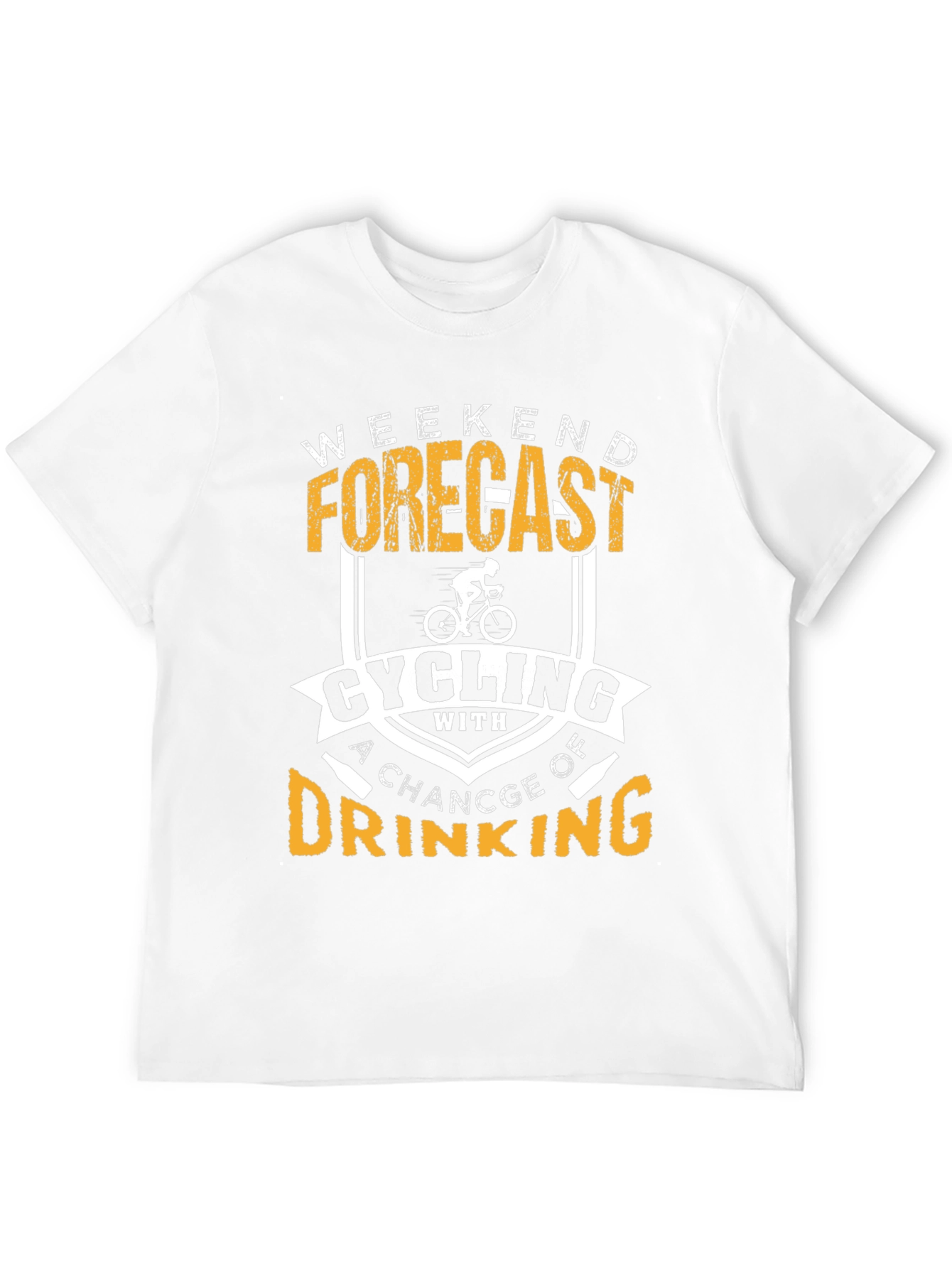 Cycling & Drinking Weekend Forecast Tee