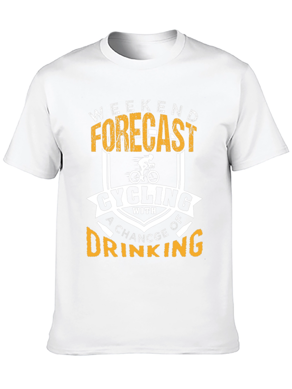 Cycling & Drinking Weekend Forecast Tee
