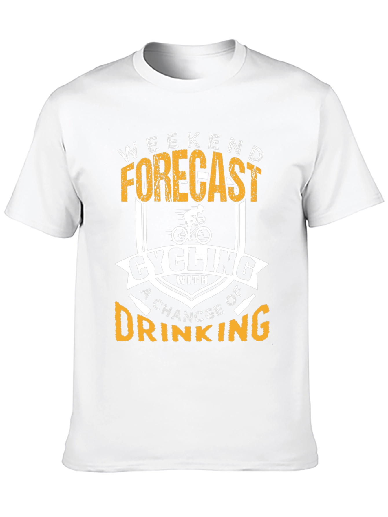Cycling & Drinking Weekend Forecast Tee