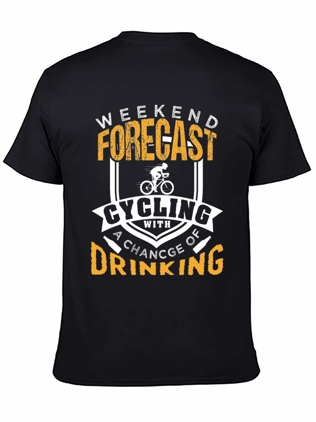 Cycling & Drinking Weekend Forecast Tee