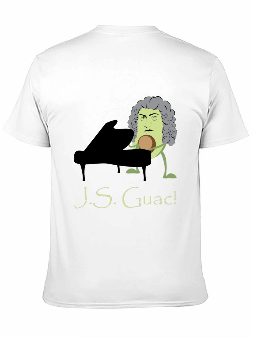 J.S. Guac! Funny Music T-Shirt - Black