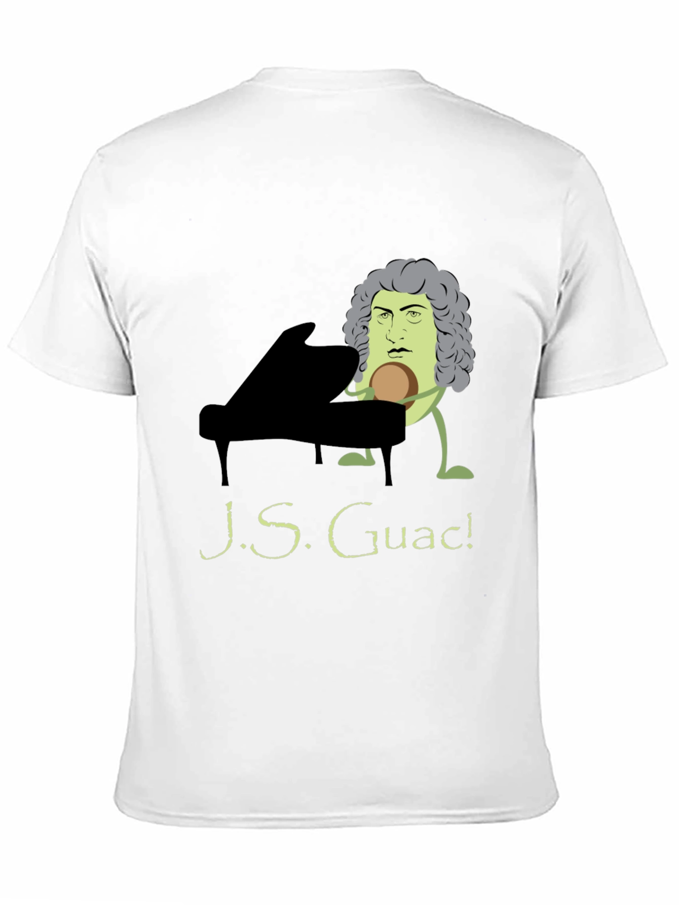 J.S. Guac! Funny Music T-Shirt - Black