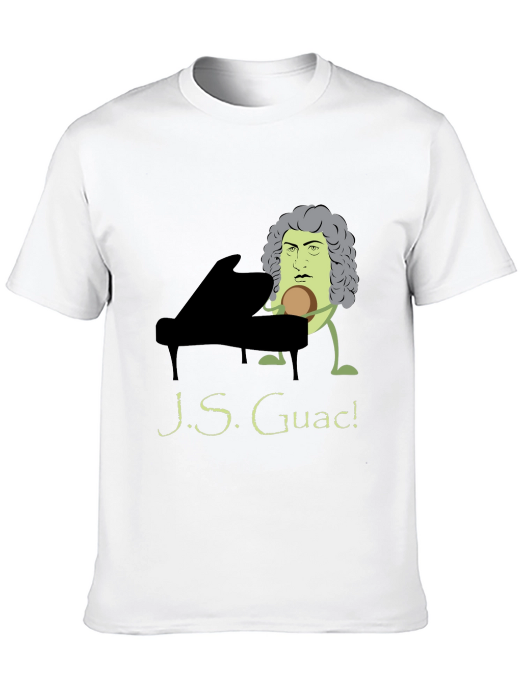 J.S. Guac! Funny Music T-Shirt - Black