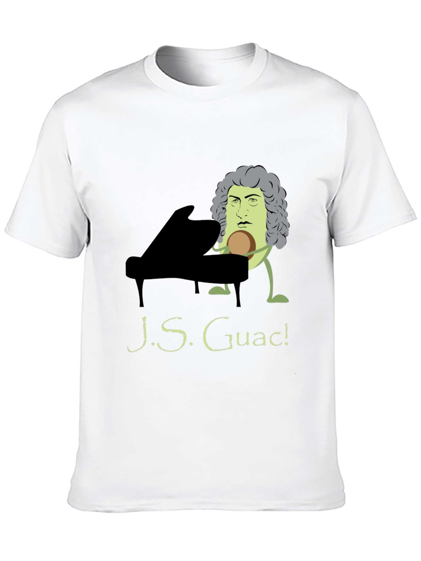 J.S. Guac! Funny Music T-Shirt - Black