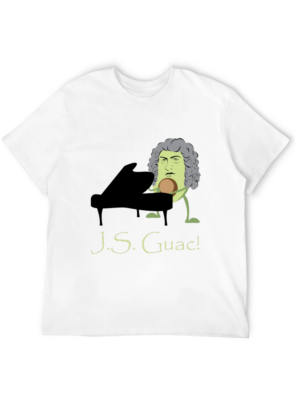 J.S. Guac! Funny Music T-Shirt - Black