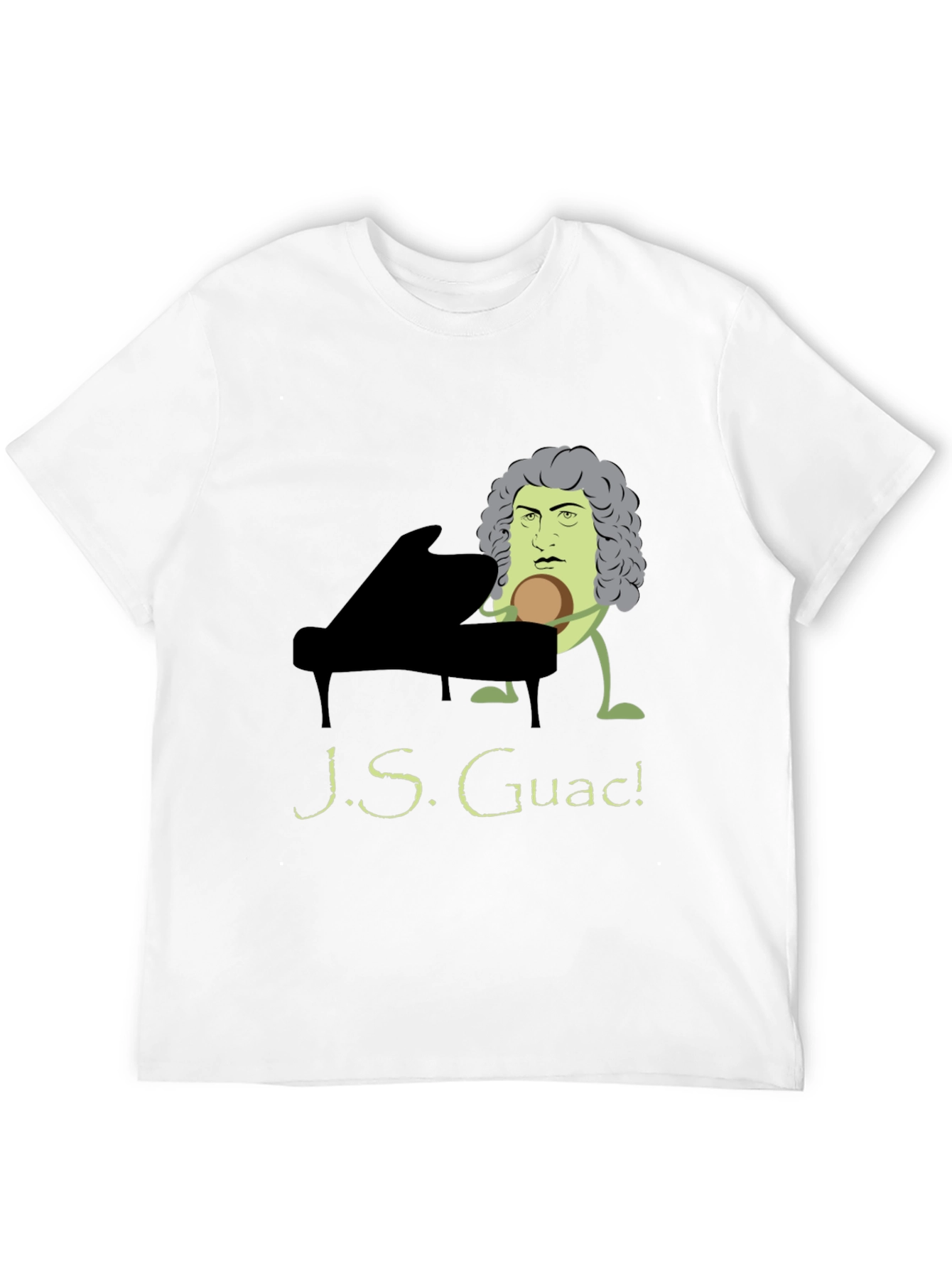 J.S. Guac! Funny Music T-Shirt - Black