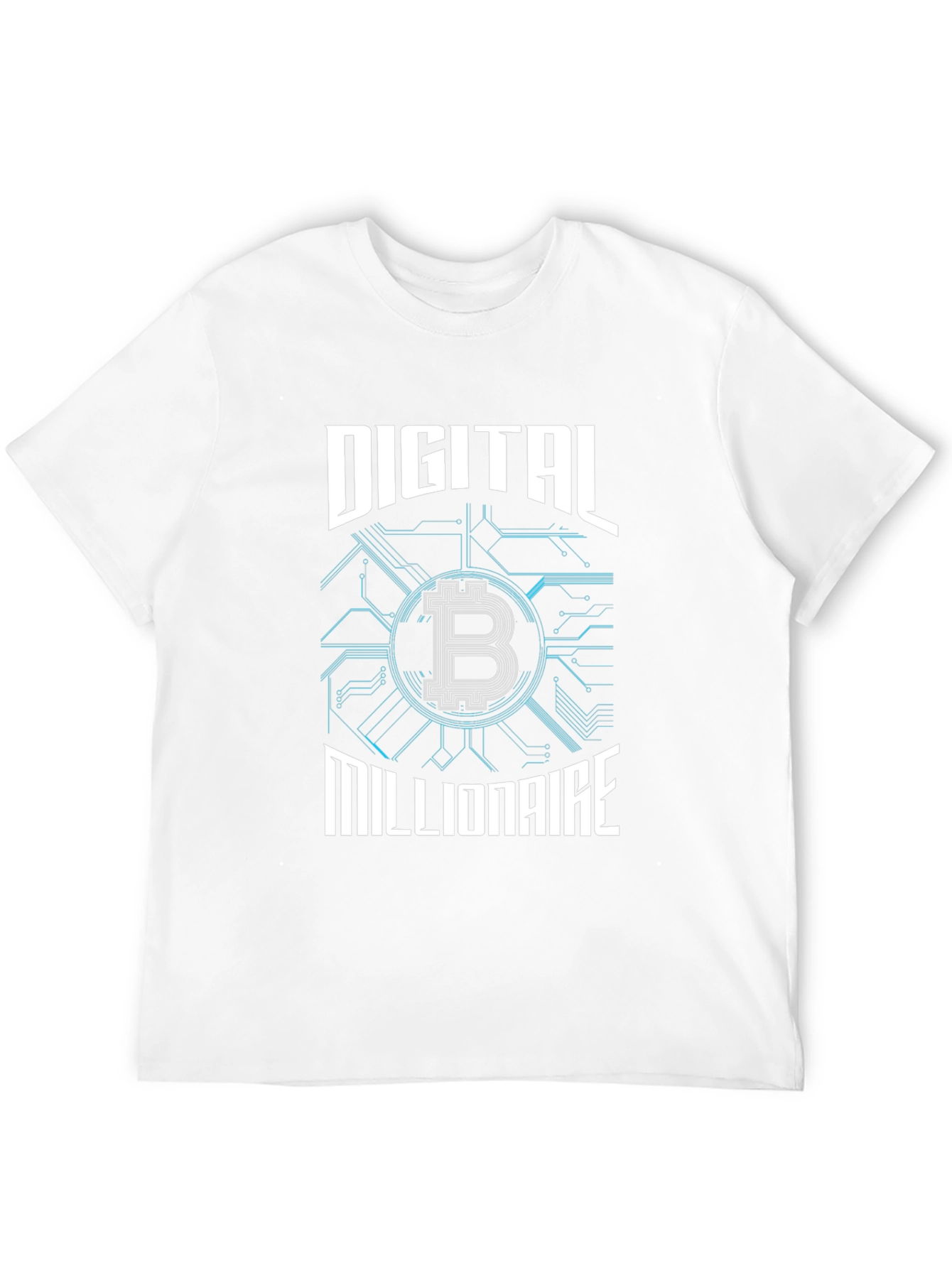 Digital Millionaire Bitcoin Graphic Tee - Black