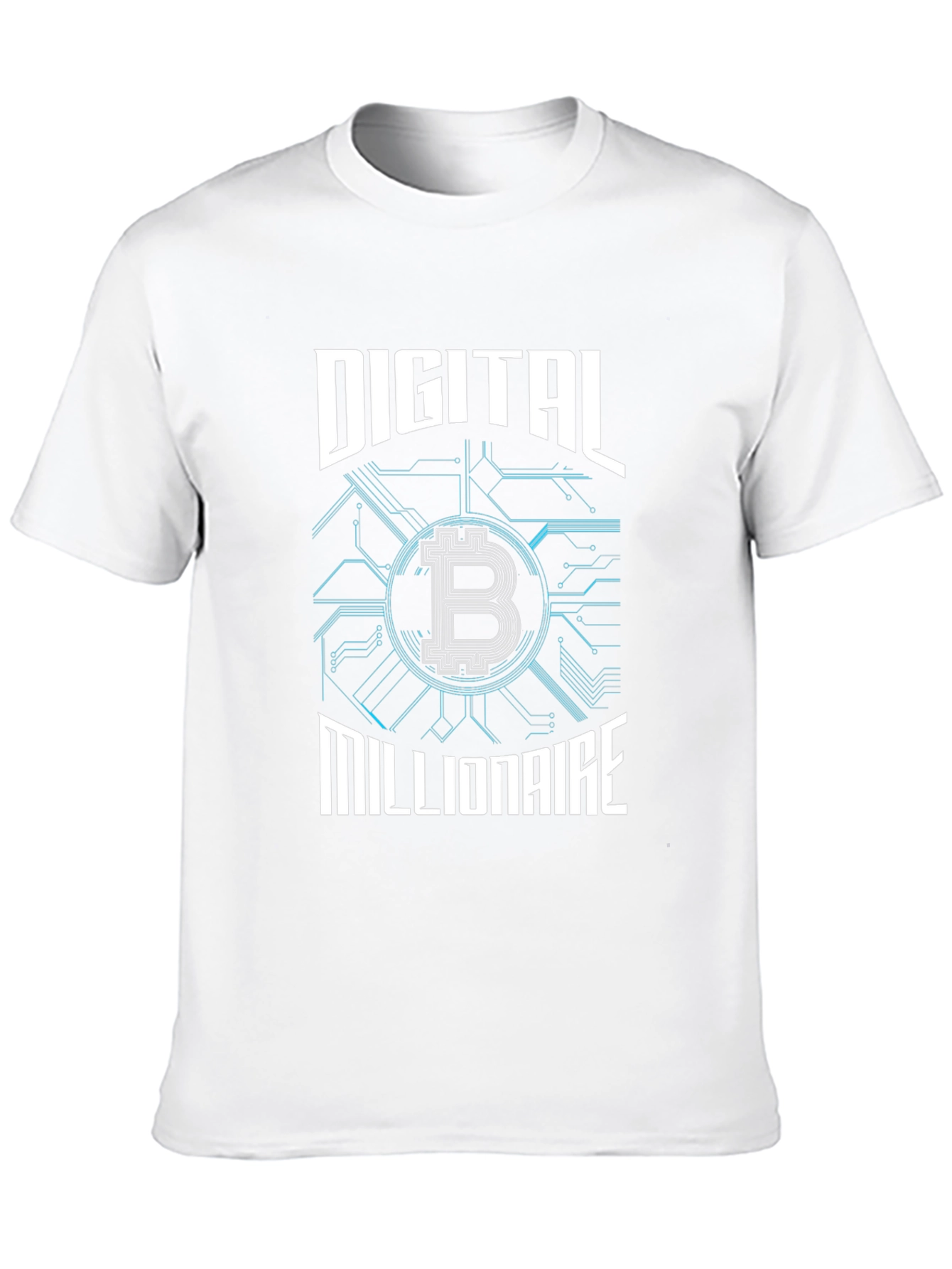 Digital Millionaire Bitcoin Graphic Tee - Black