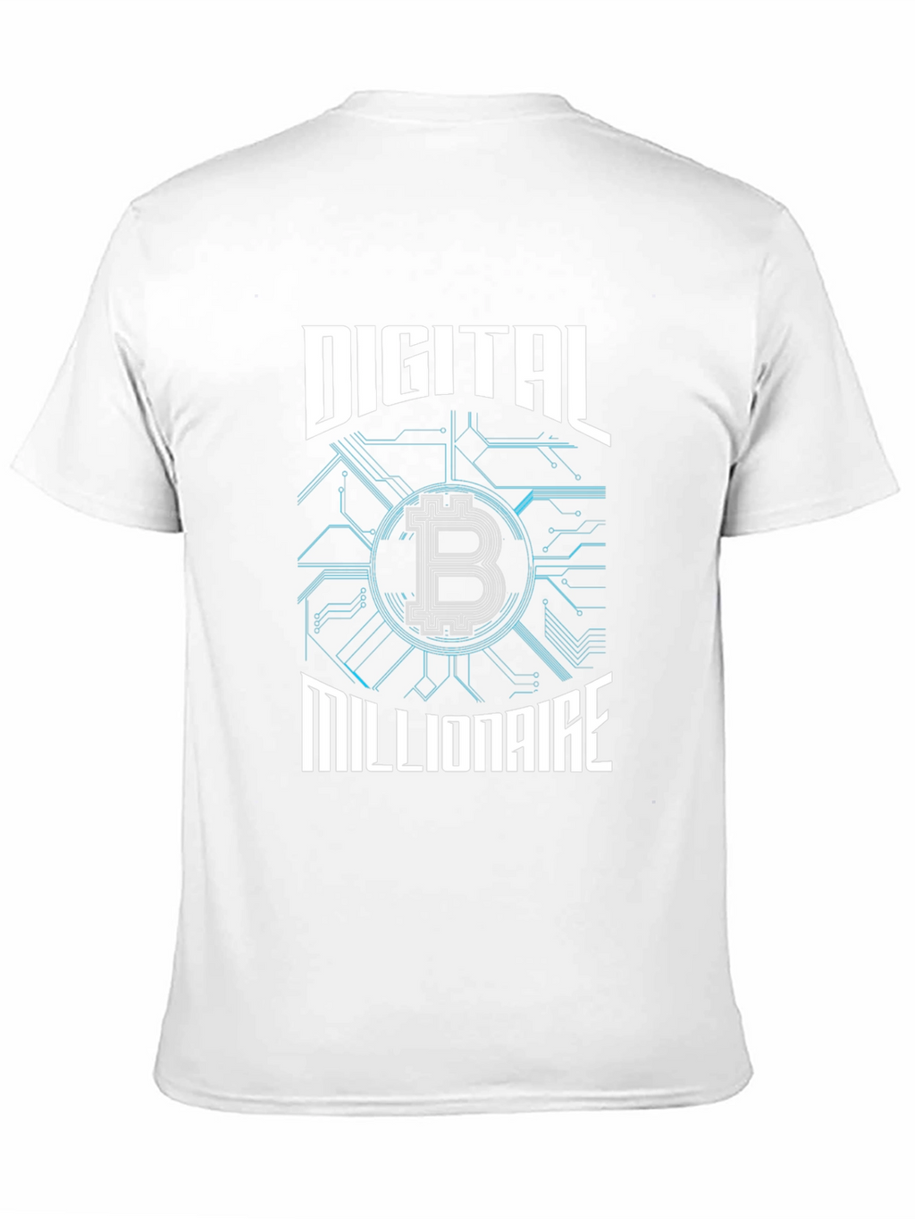 Digital Millionaire Bitcoin Graphic Tee - Black
