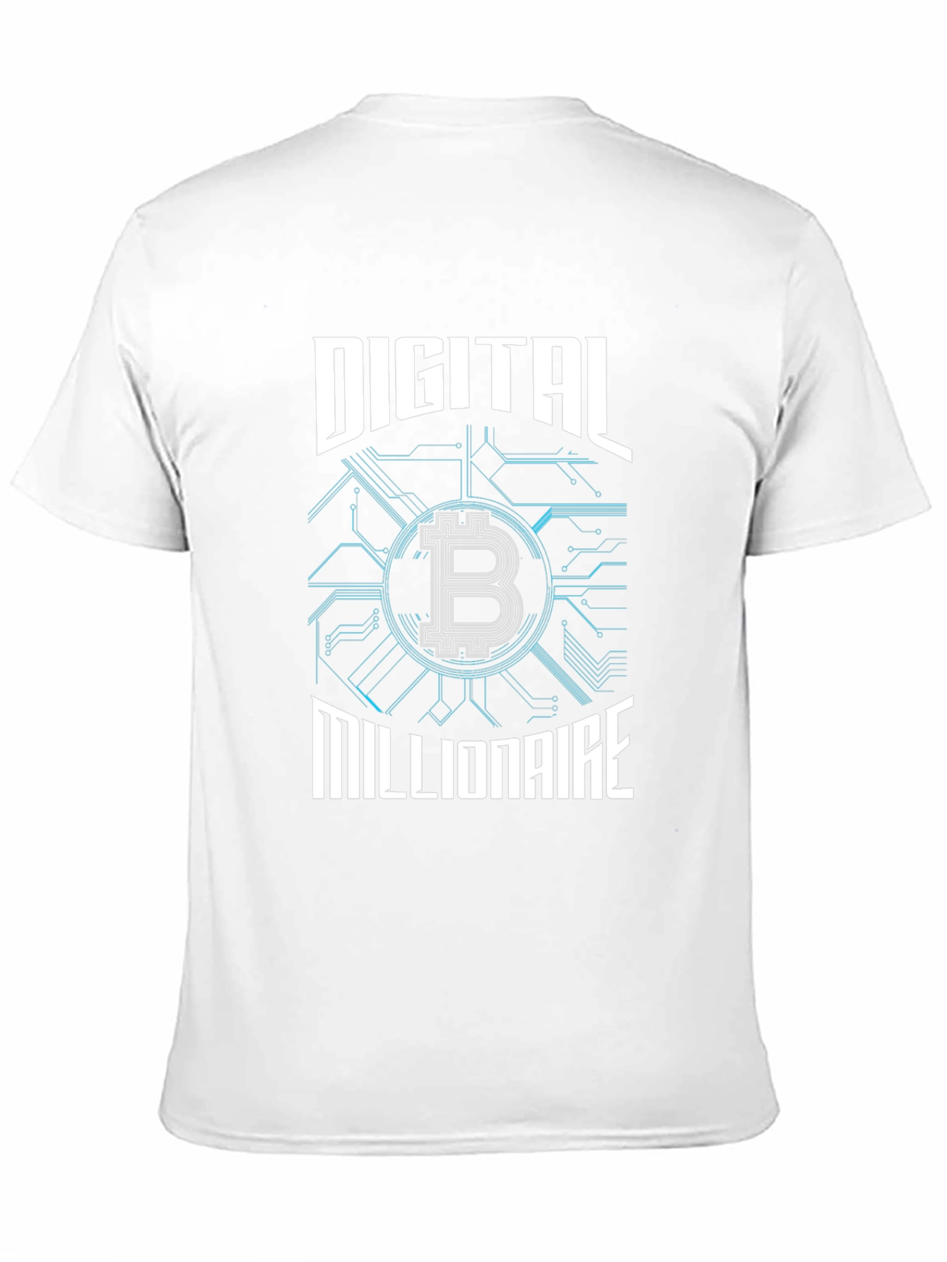 Digital Millionaire Bitcoin Graphic Tee - Black