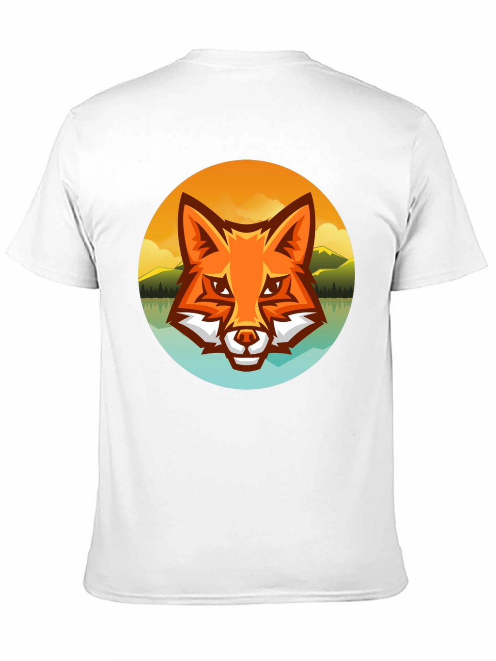 Fox Landscape Graphic Tee - Black