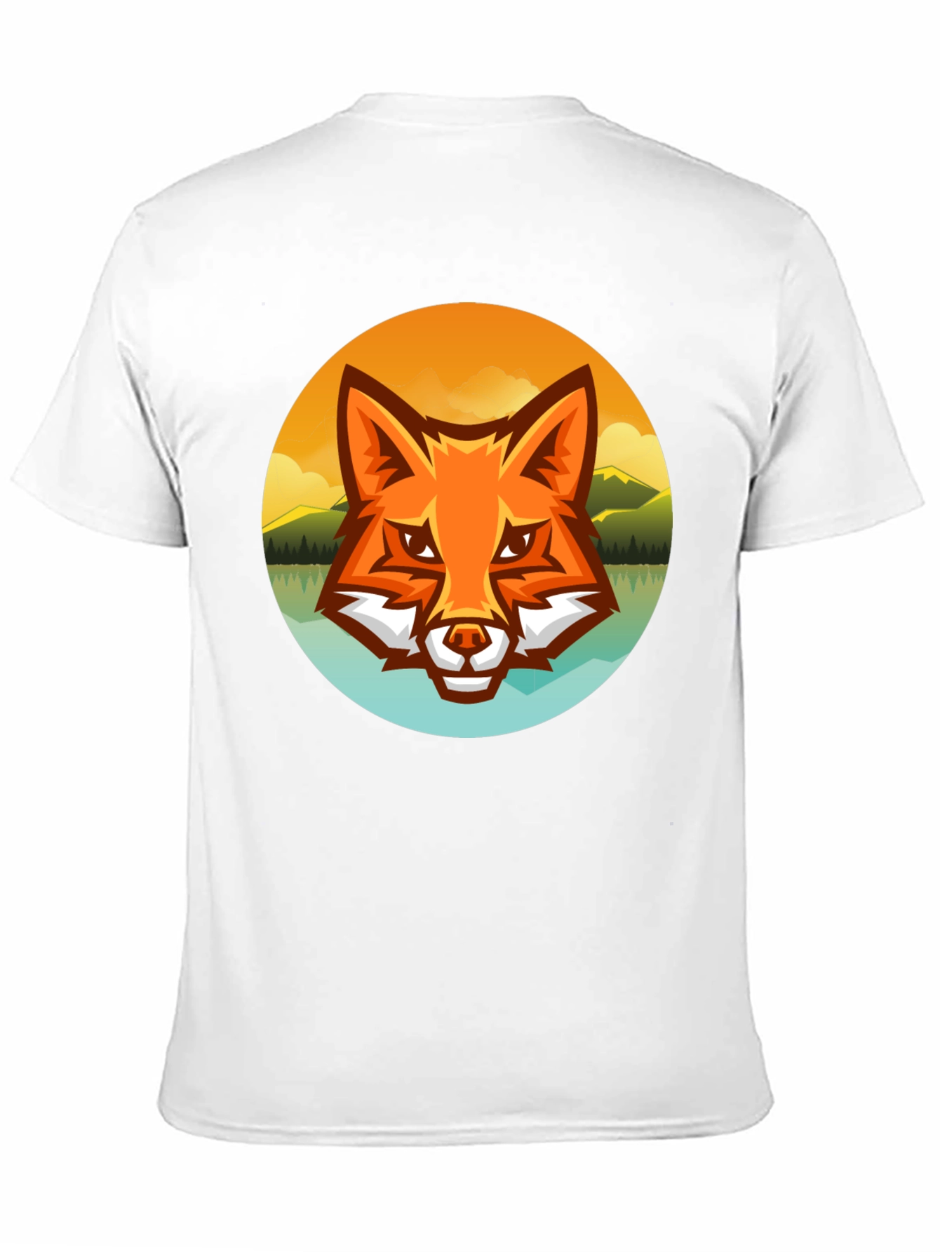 Fox Landscape Graphic Tee - Black