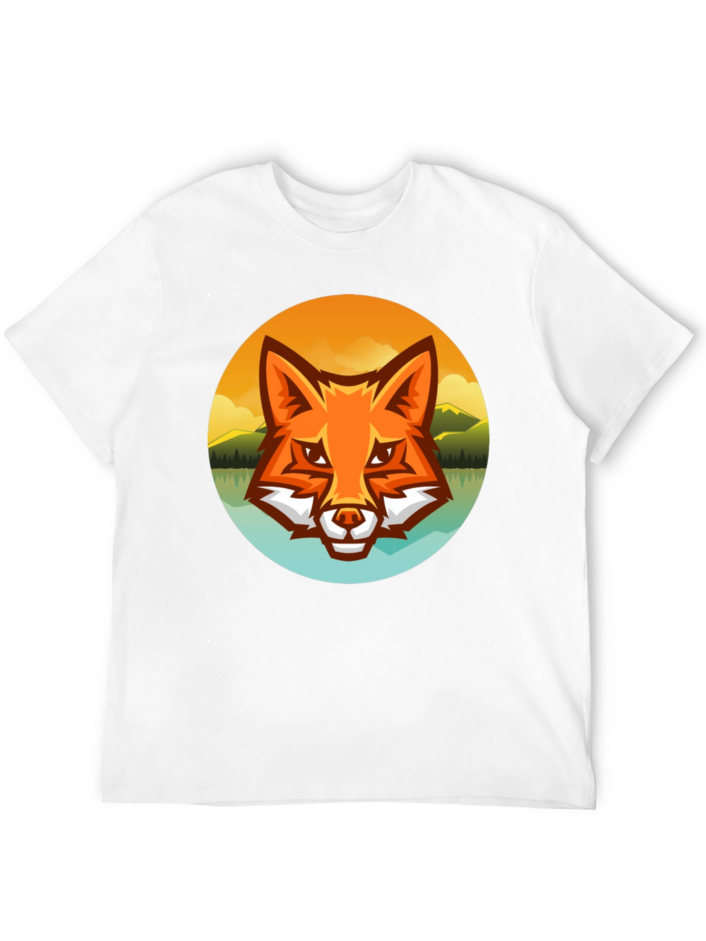 Fox Landscape Graphic Tee - Black