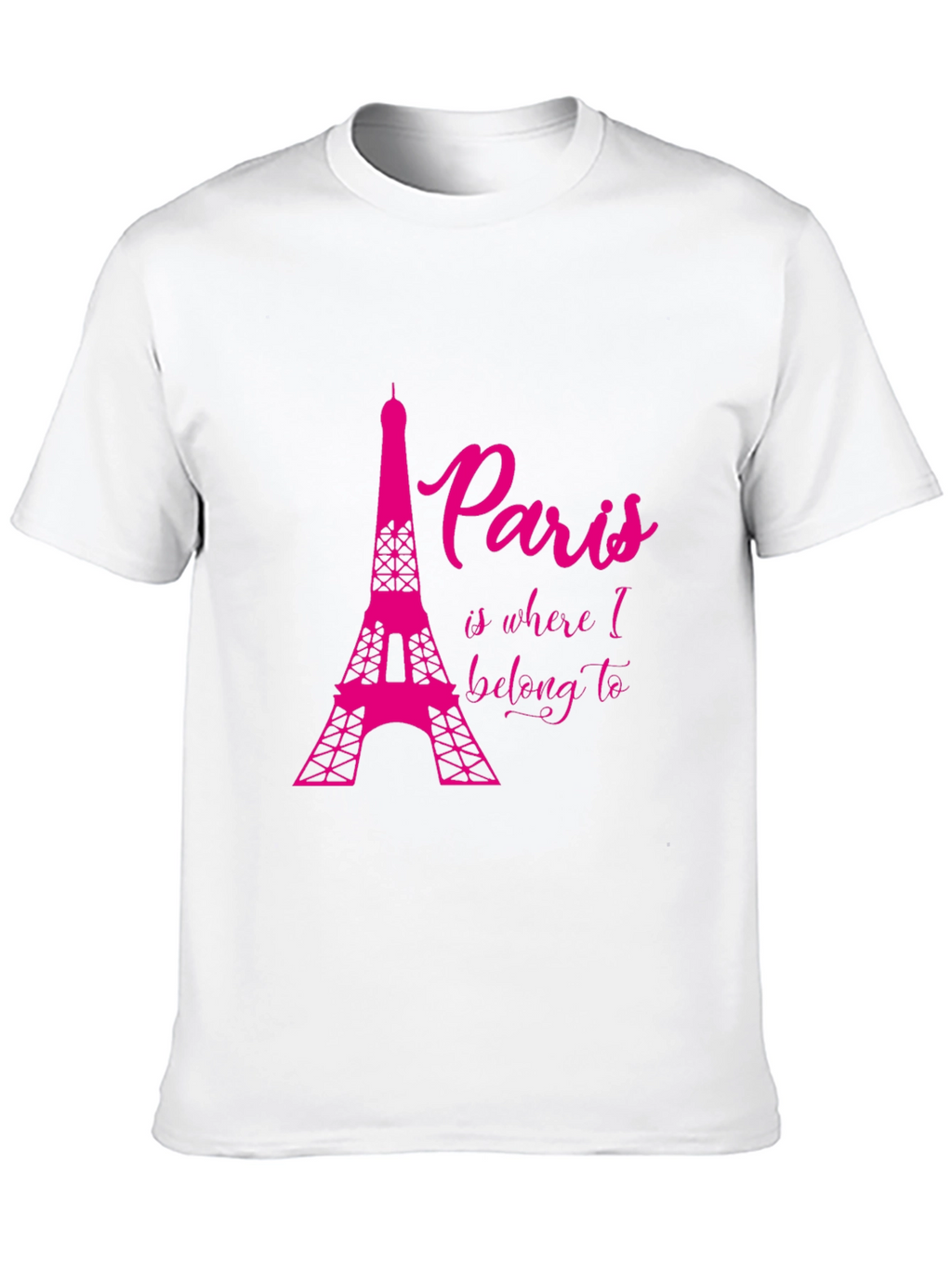 Paris Eiffel Tower T-Shirt - Black Graphic Tee