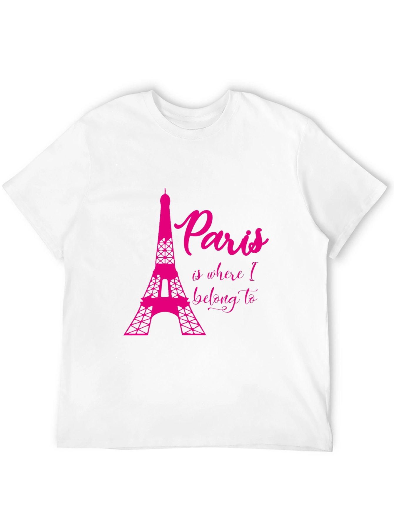 Paris Eiffel Tower T-Shirt - Black Graphic Tee