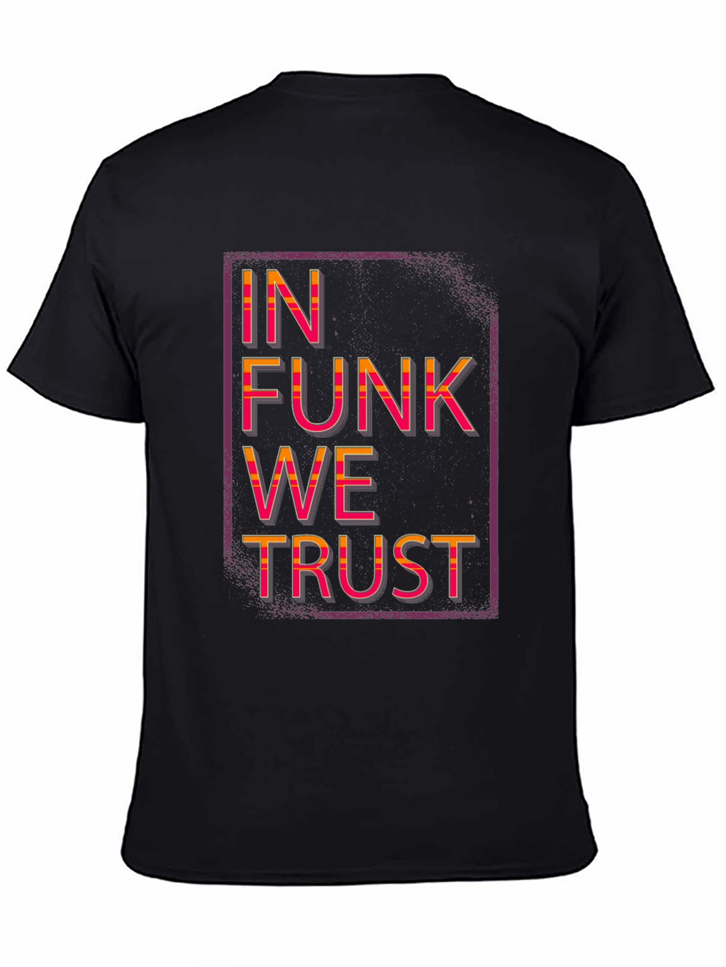In Funk We Trust Black Graphic Tee