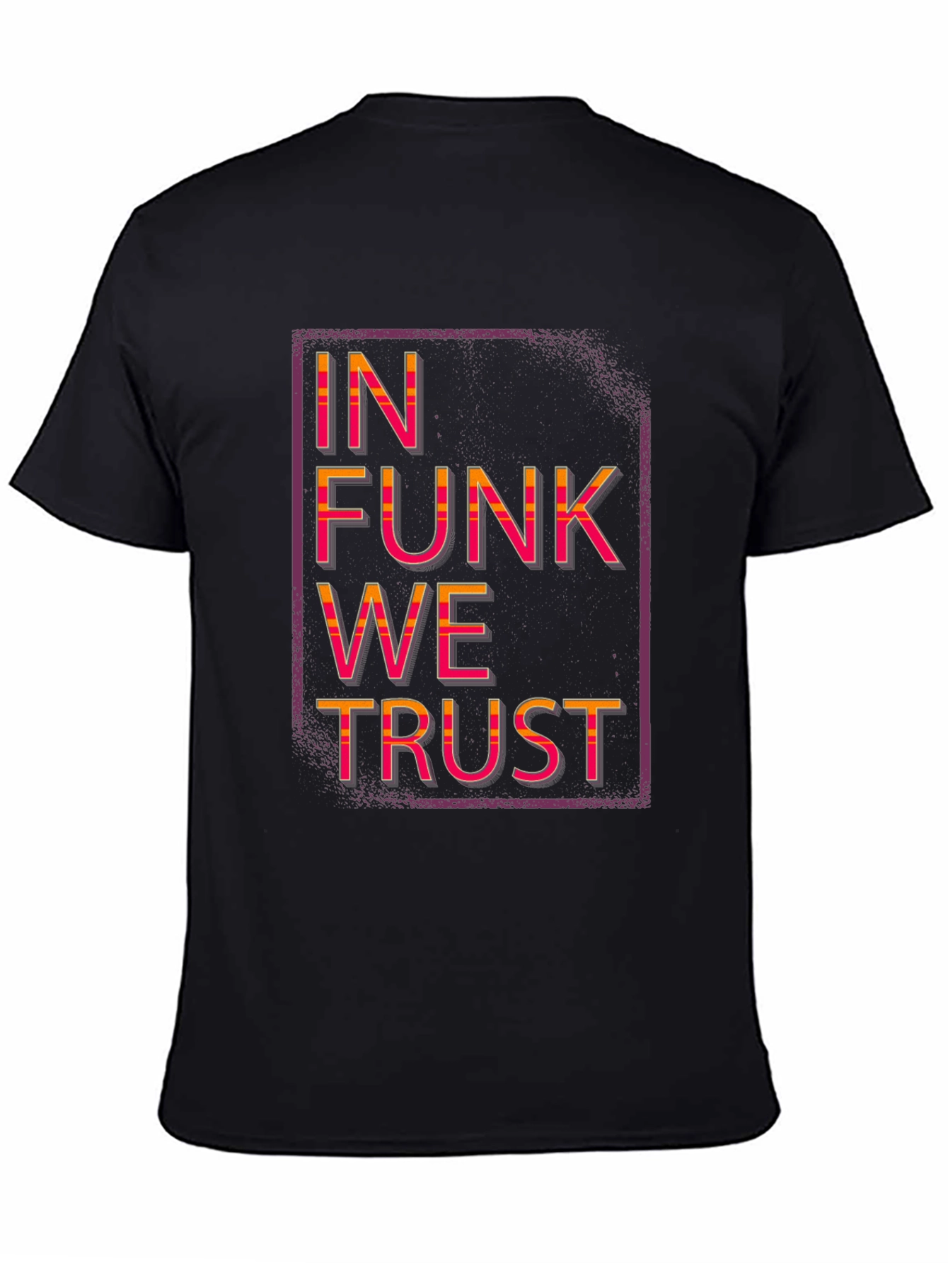 In Funk We Trust Black Graphic Tee