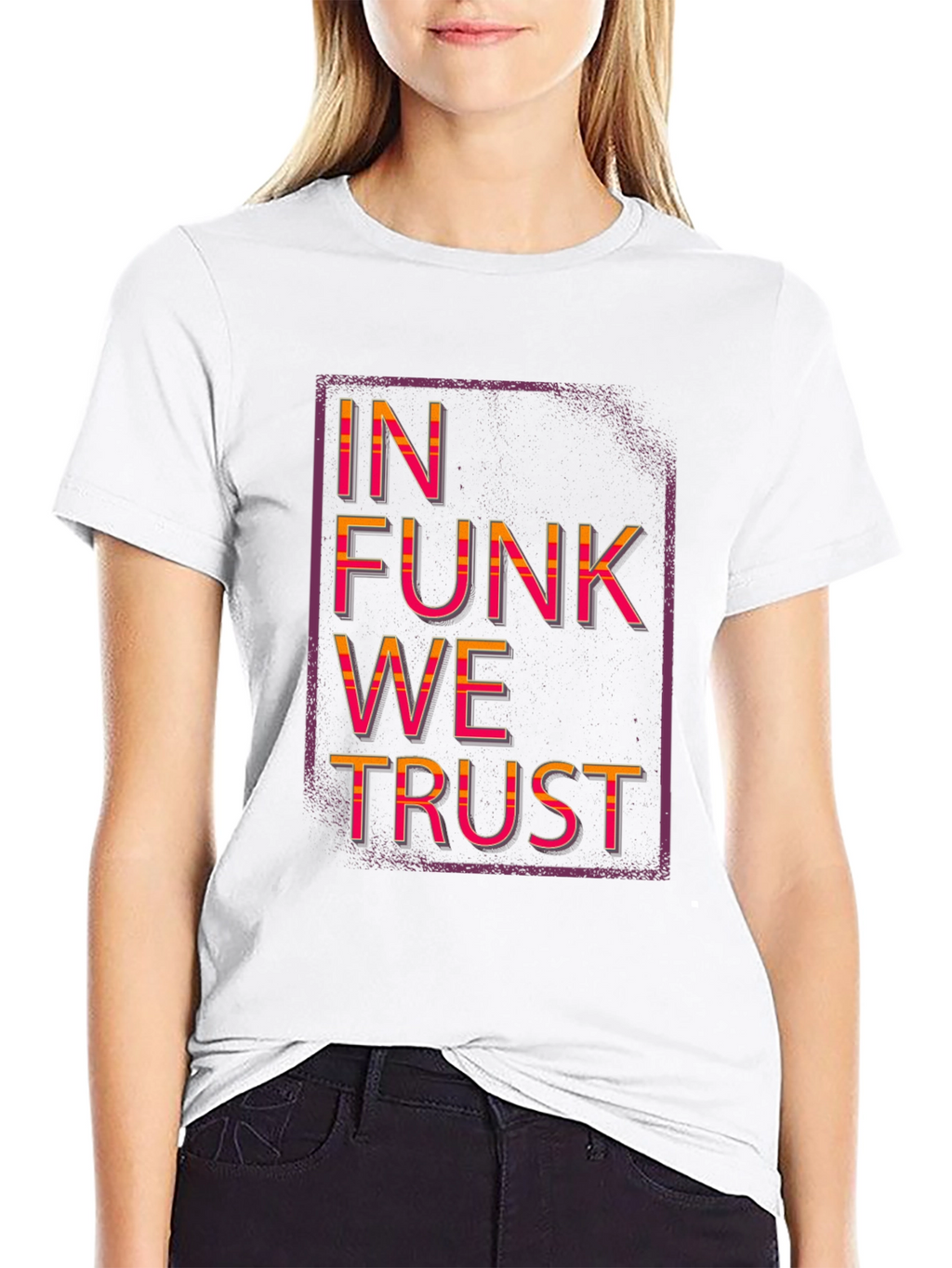 In Funk We Trust Black Graphic Tee