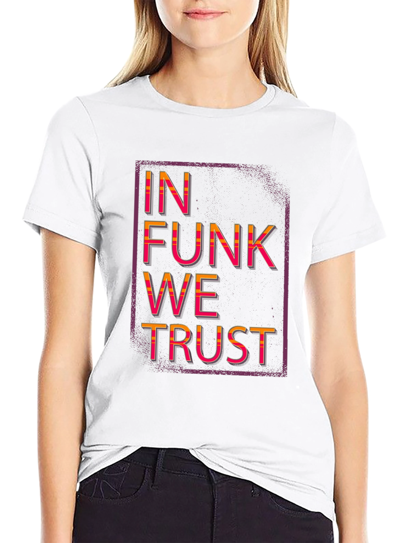 In Funk We Trust Black Graphic Tee
