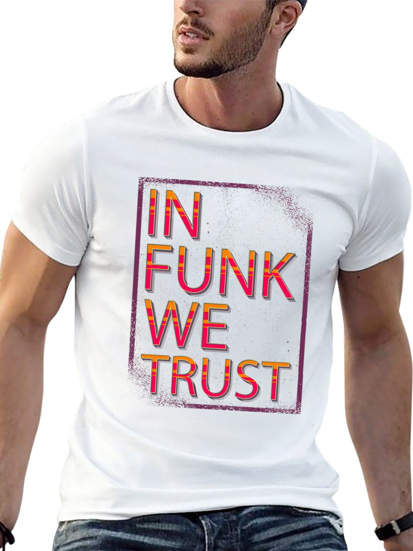 In Funk We Trust Black Graphic Tee
