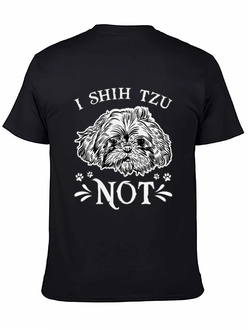 I Shih Tzu Not Black Graphic Tee