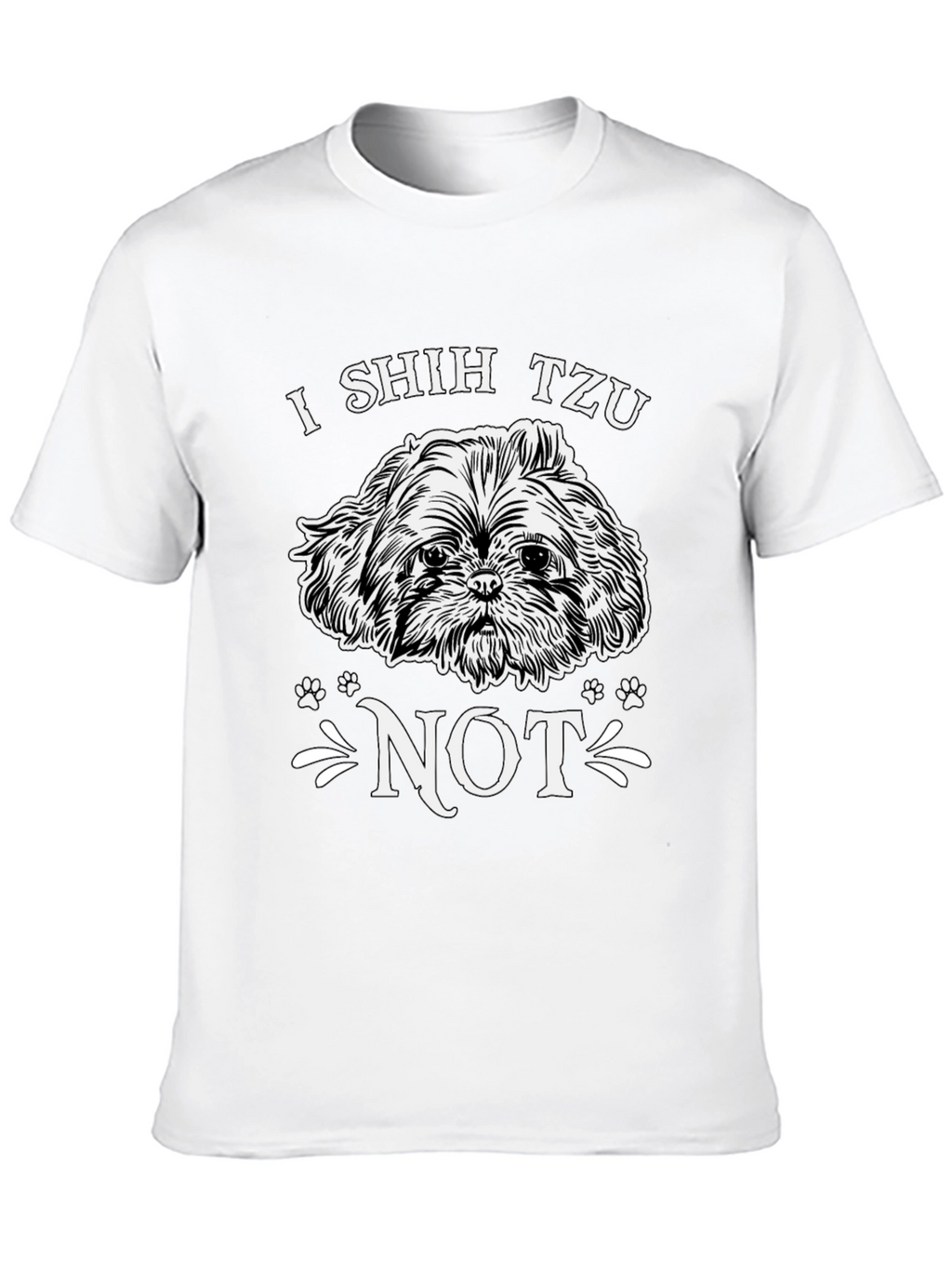 I Shih Tzu Not Black Graphic Tee