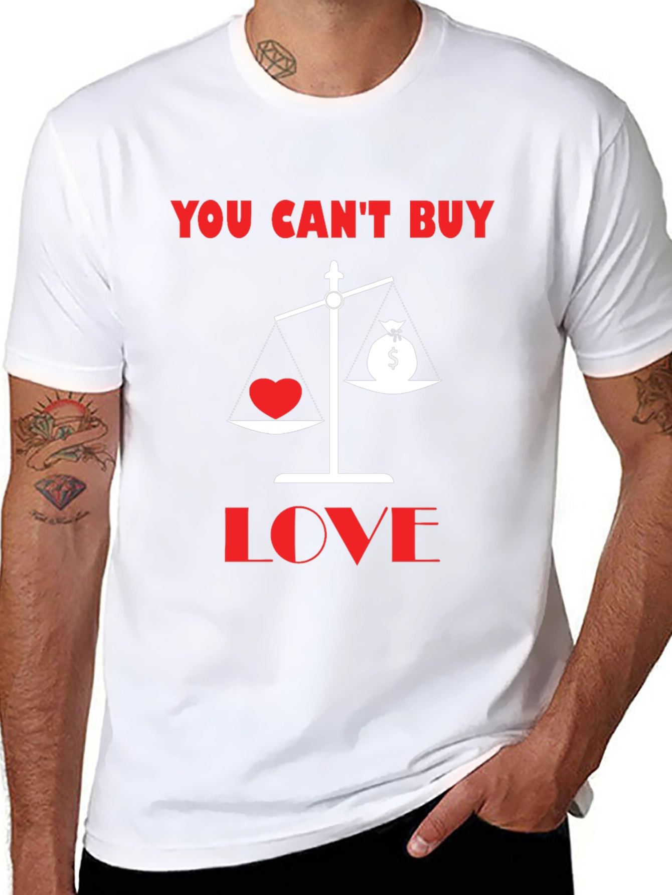 Love vs Money T-Shirt
