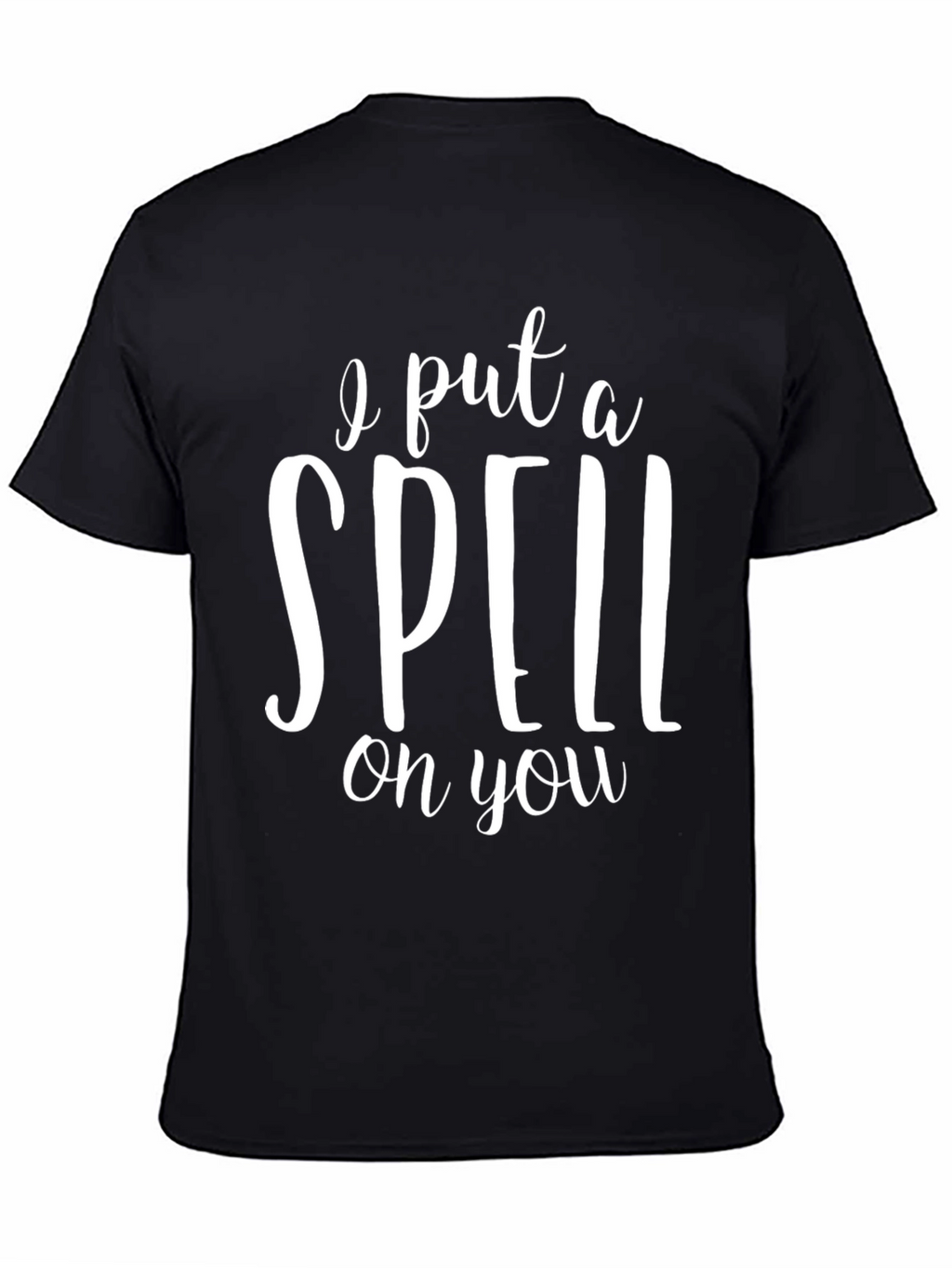 I Put A Spell On You Black Graphic Tee