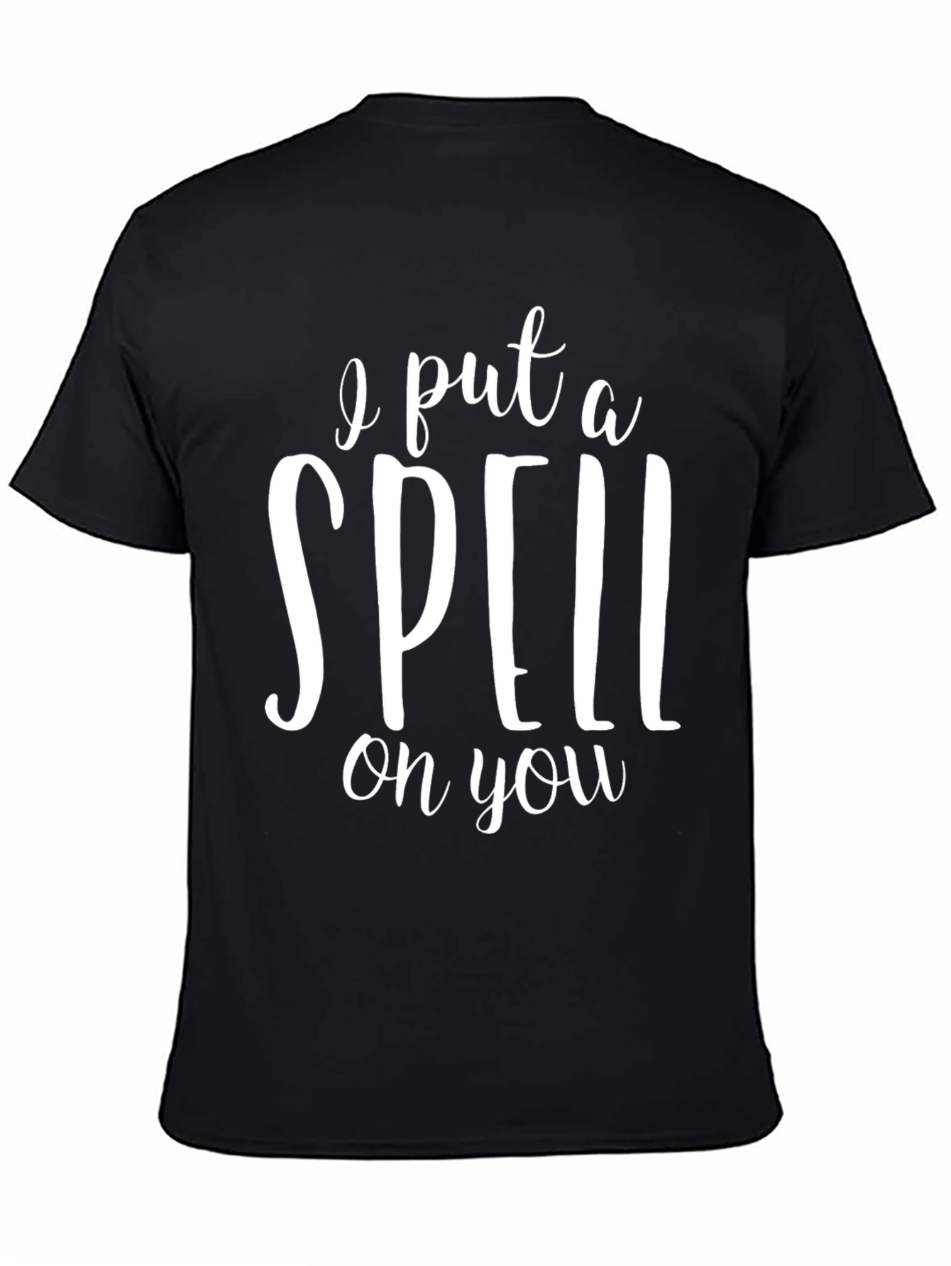 I Put A Spell On You Black Graphic Tee