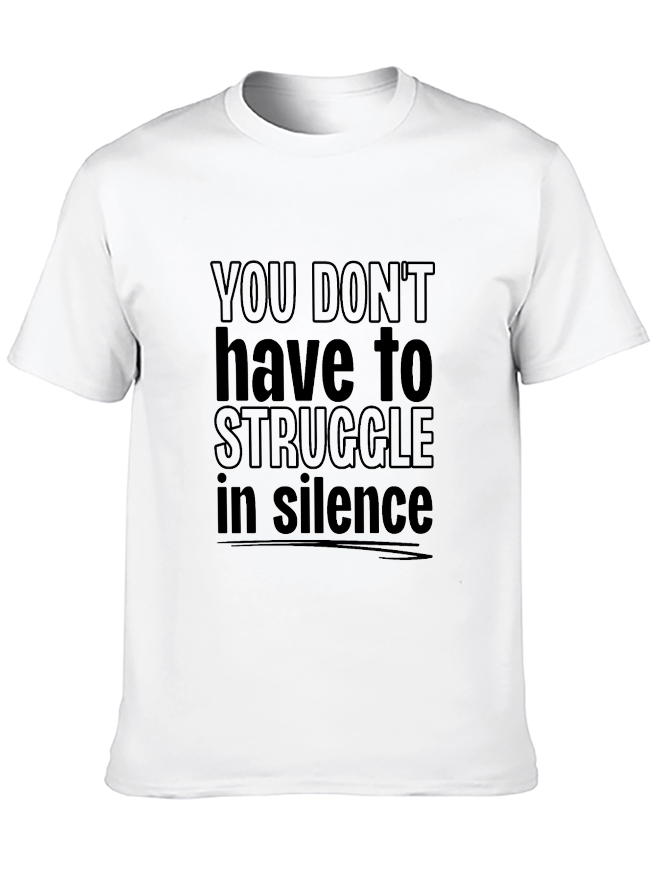 Struggle in Silence Graphic T-Shirt