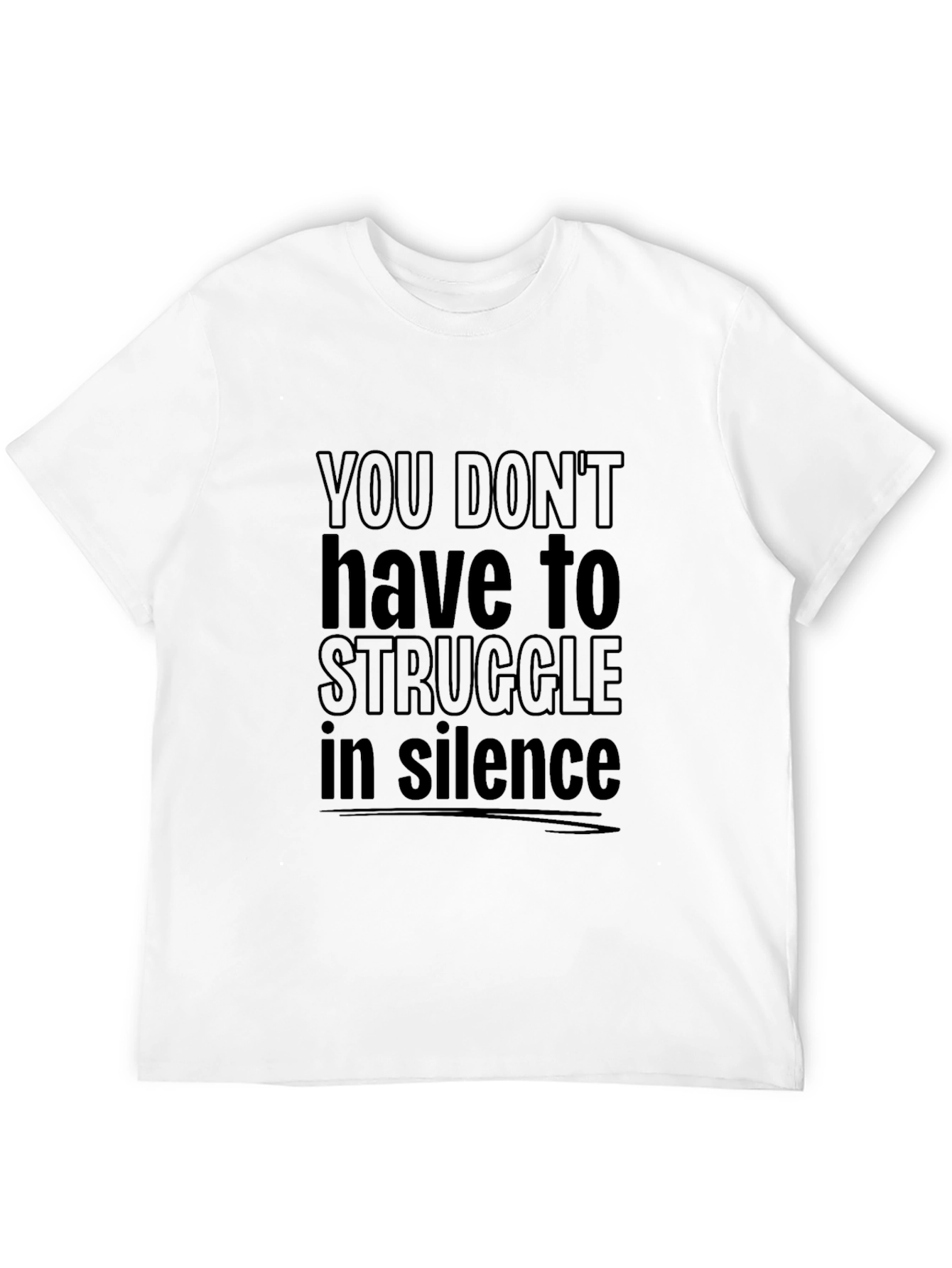 Struggle in Silence Graphic T-Shirt