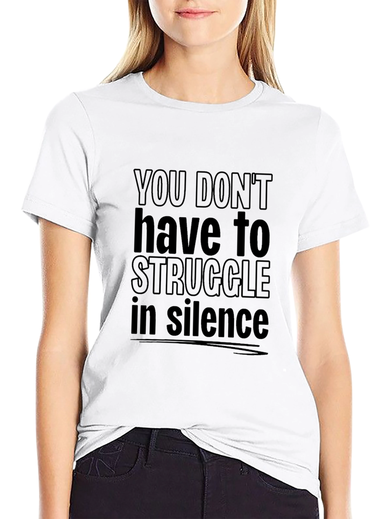 Struggle in Silence Graphic T-Shirt