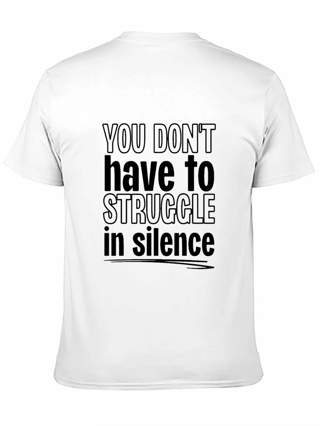 Struggle in Silence Graphic T-Shirt