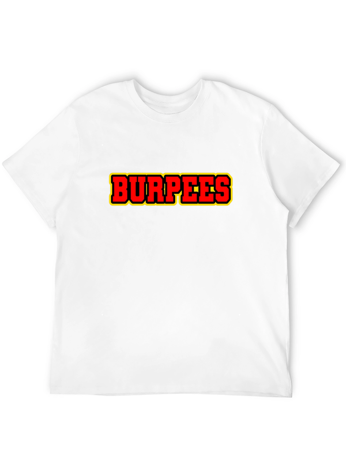 Burpees Graphic T-Shirt - Black Cotton Gym Workout Tee