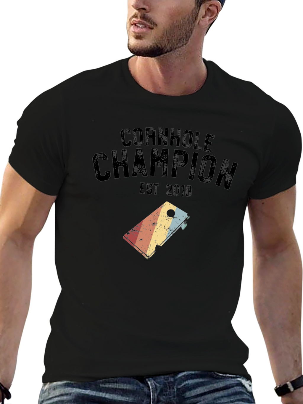 Cornhole Champion T-Shirt - Established 2018
