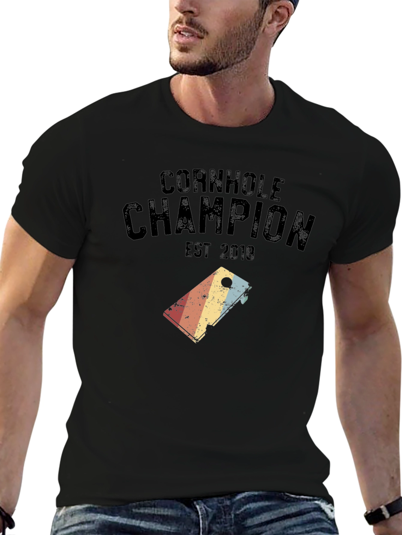 Cornhole Champion T-Shirt - Established 2018
