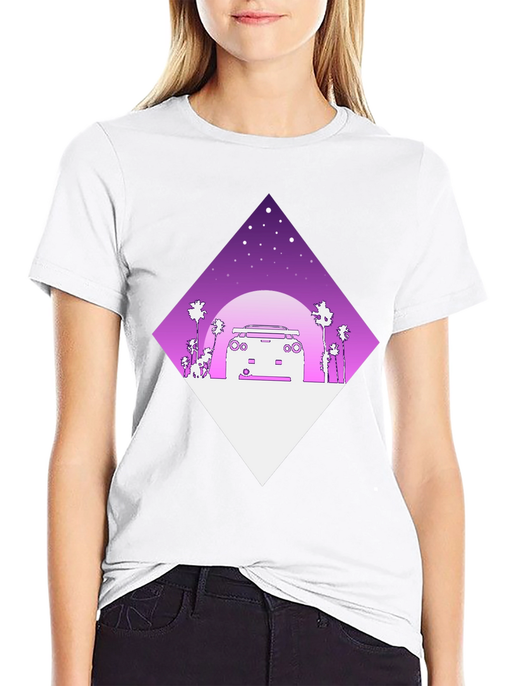 Retro Wave Car Graphic Tee