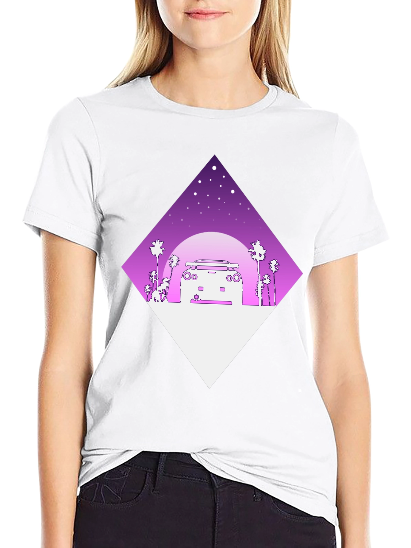 Retro Wave Car Graphic Tee