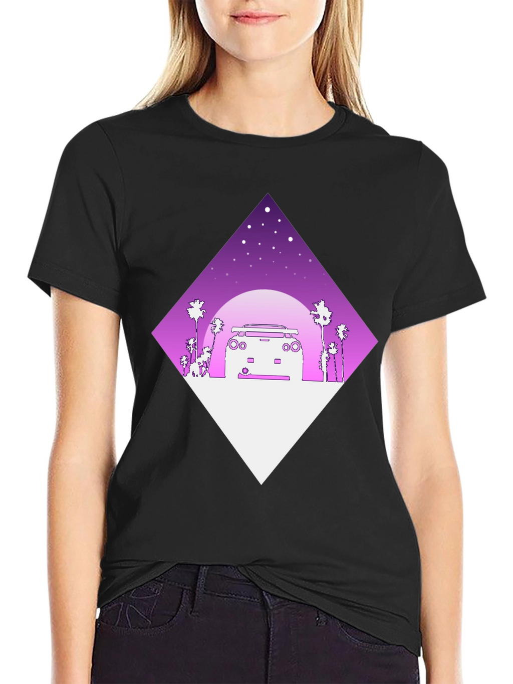Retro Wave Car Graphic Tee