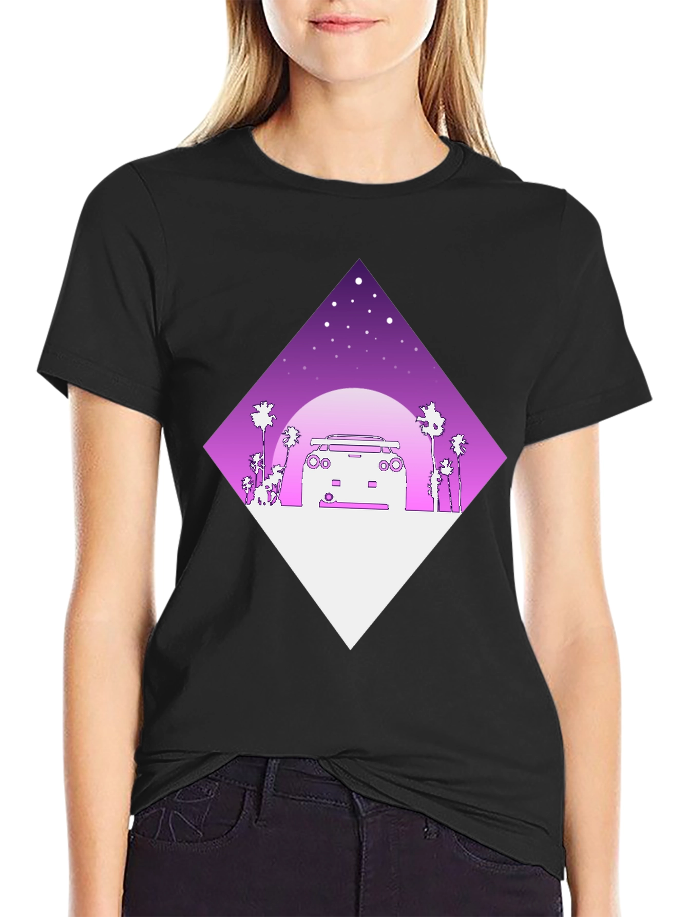 Retro Wave Car Graphic Tee