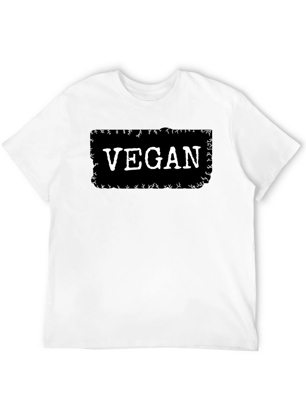 Vegan Statement T-Shirt - Bold Black Tee