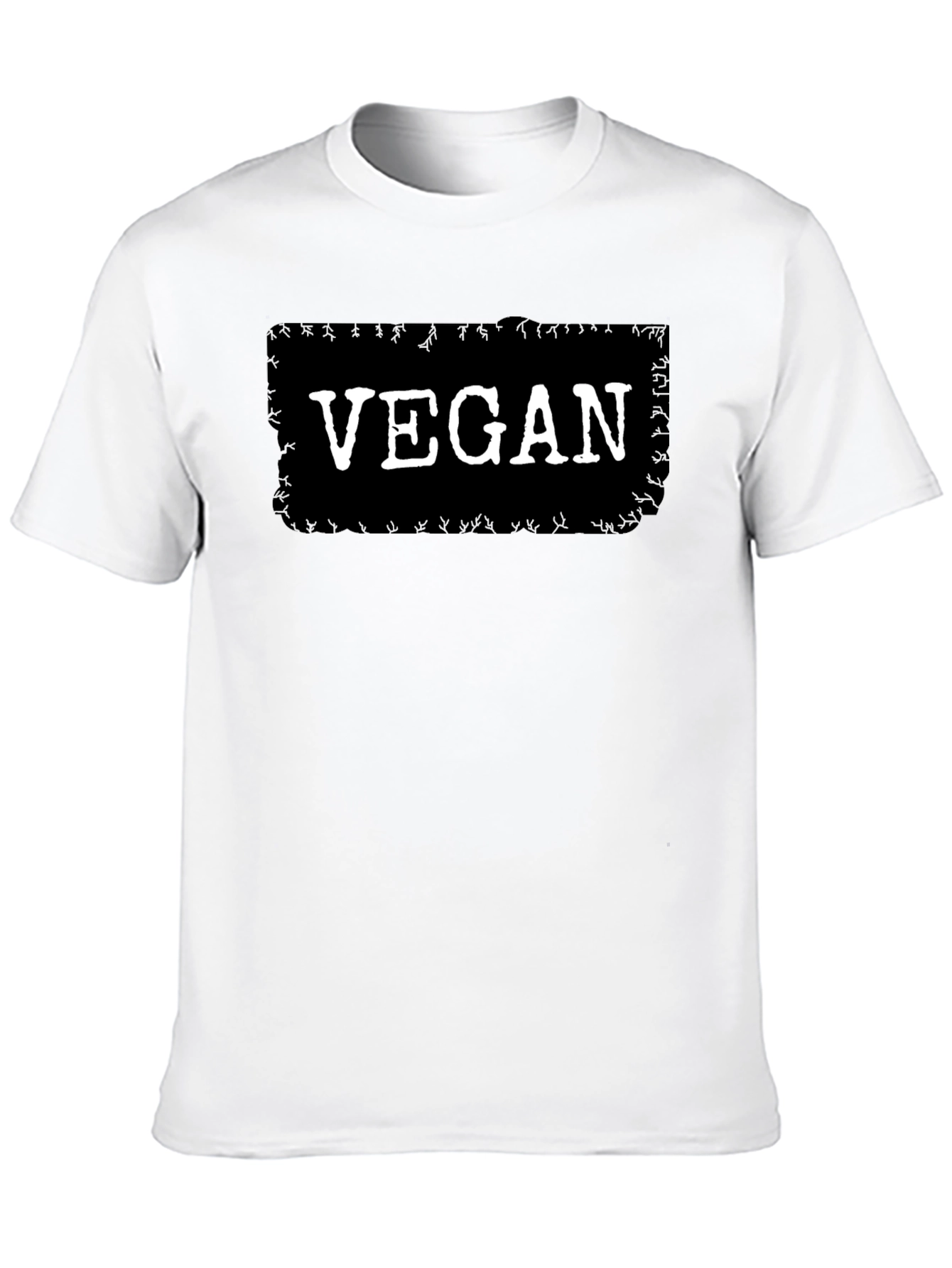 Vegan Statement T-Shirt - Bold Black Tee