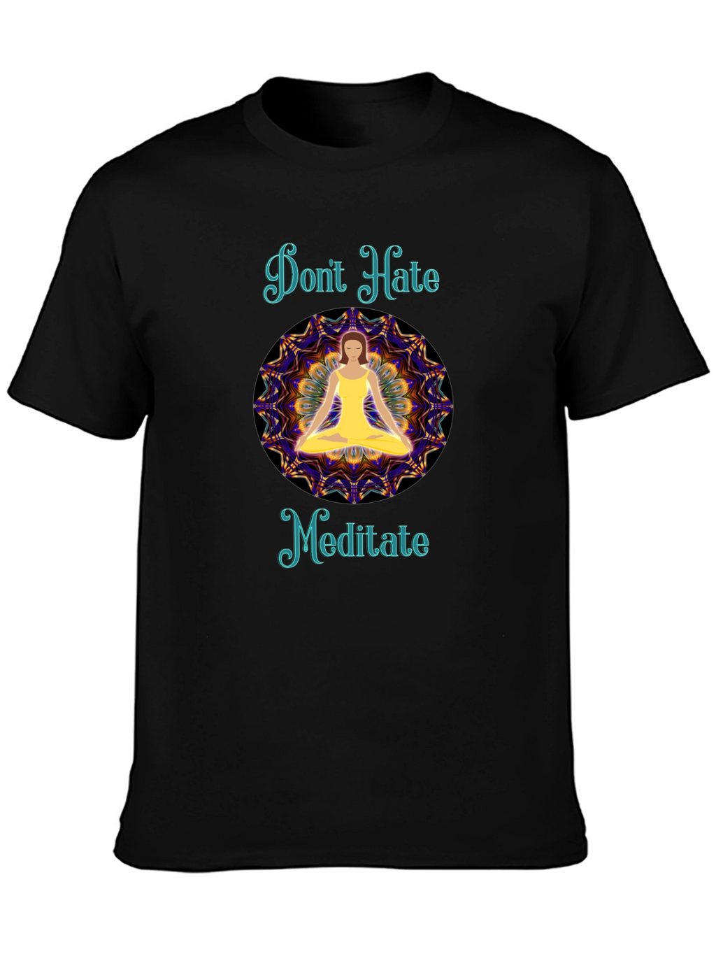 Meditate Graphic T-Shirt - Spiritual Yoga Tee
