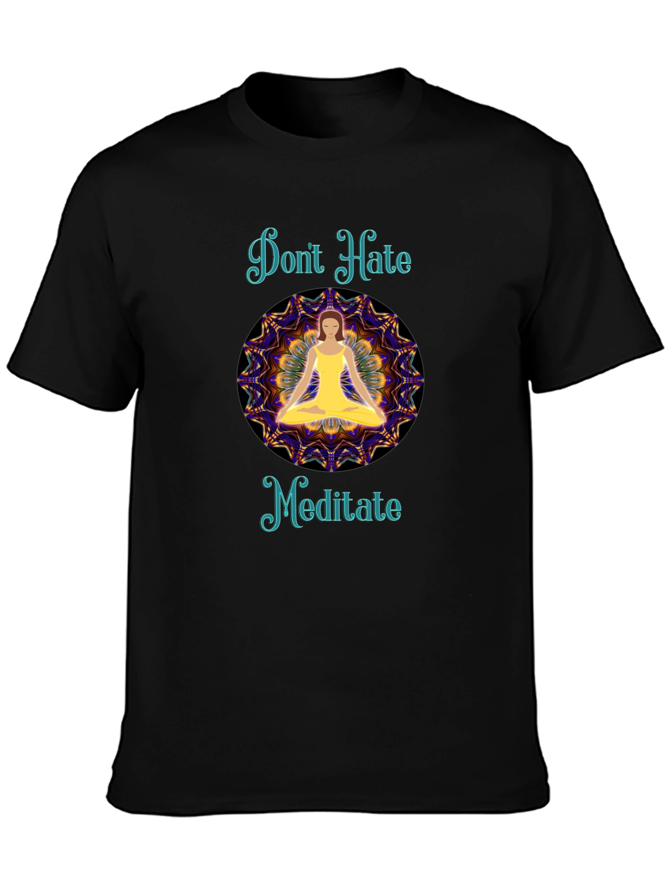 Meditate Graphic T-Shirt - Spiritual Yoga Tee