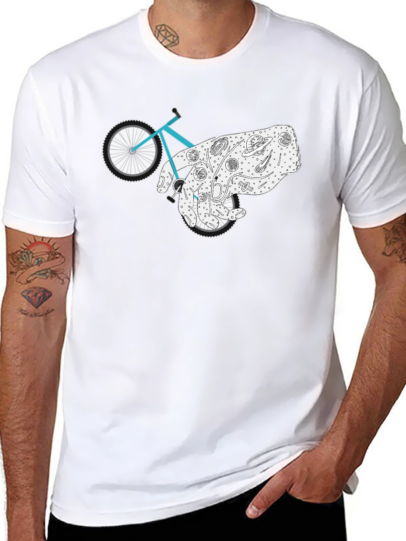 Cosmic Ride Graphic Tee - Black