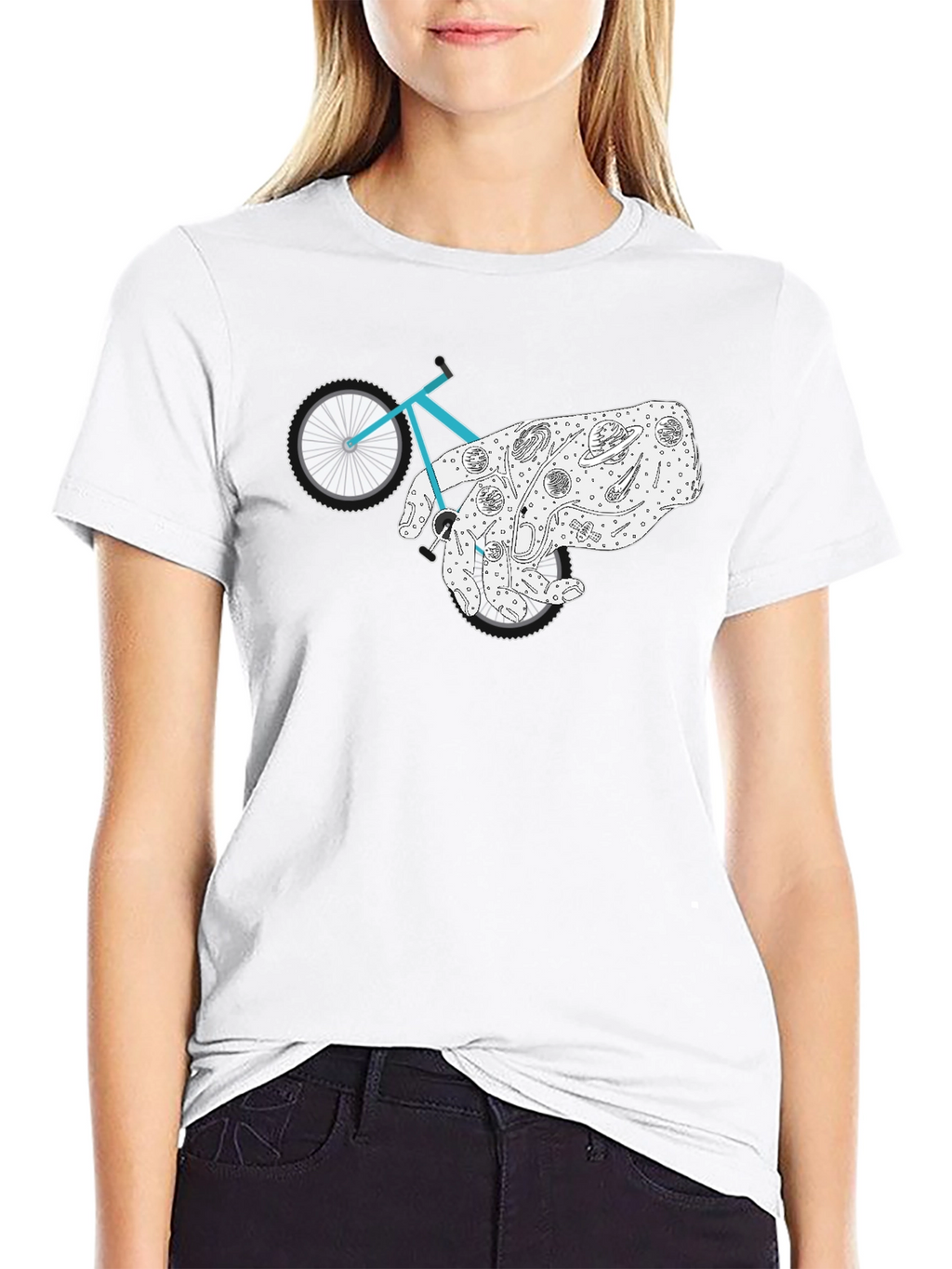 Cosmic Ride Graphic Tee - Black